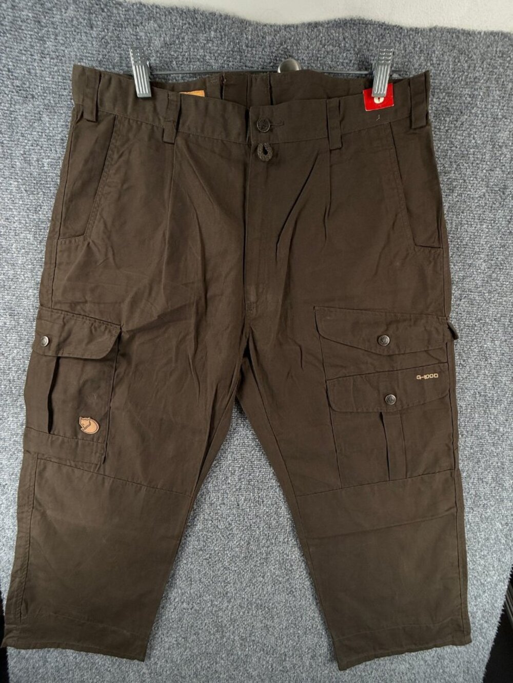 Fjallraven Iceland Trousers Regular High 81230 Cargo Straight Leg ACTL 34x23.5